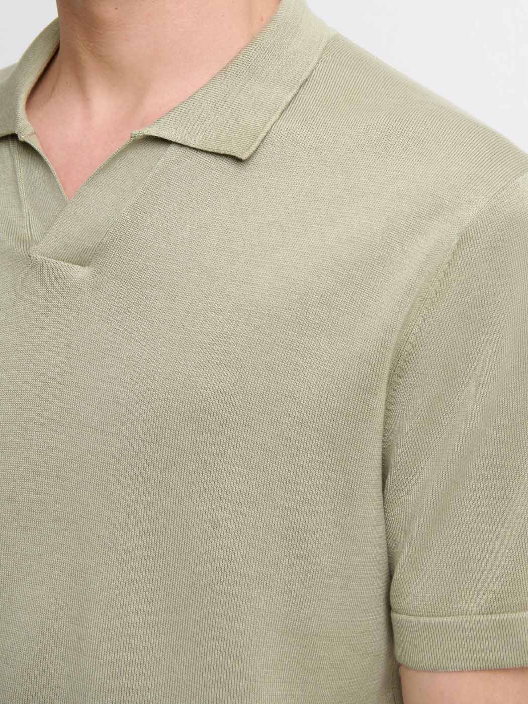 Polo maille col ouvert en jersey - DEVRED 1902
