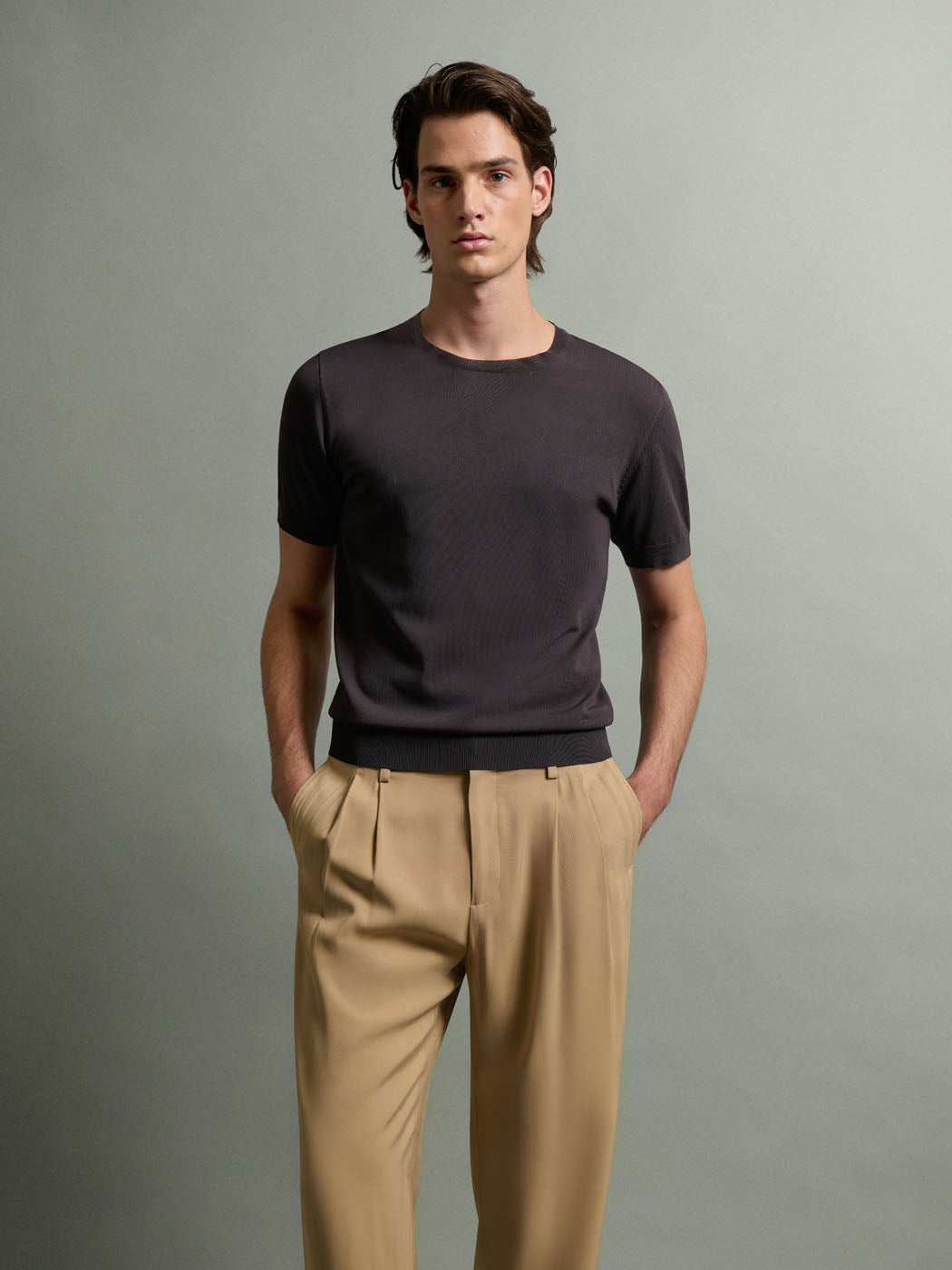 T-shirt col rond en maille jersey - DEVRED 1902