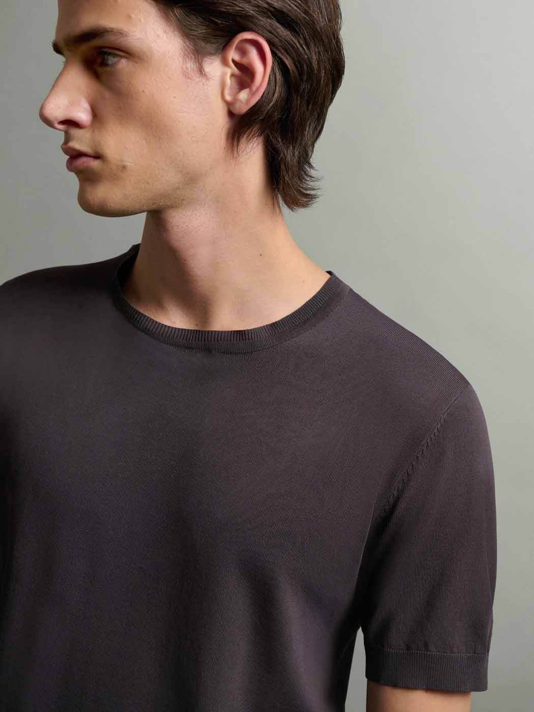 T-shirt col rond en maille jersey - DEVRED 1902