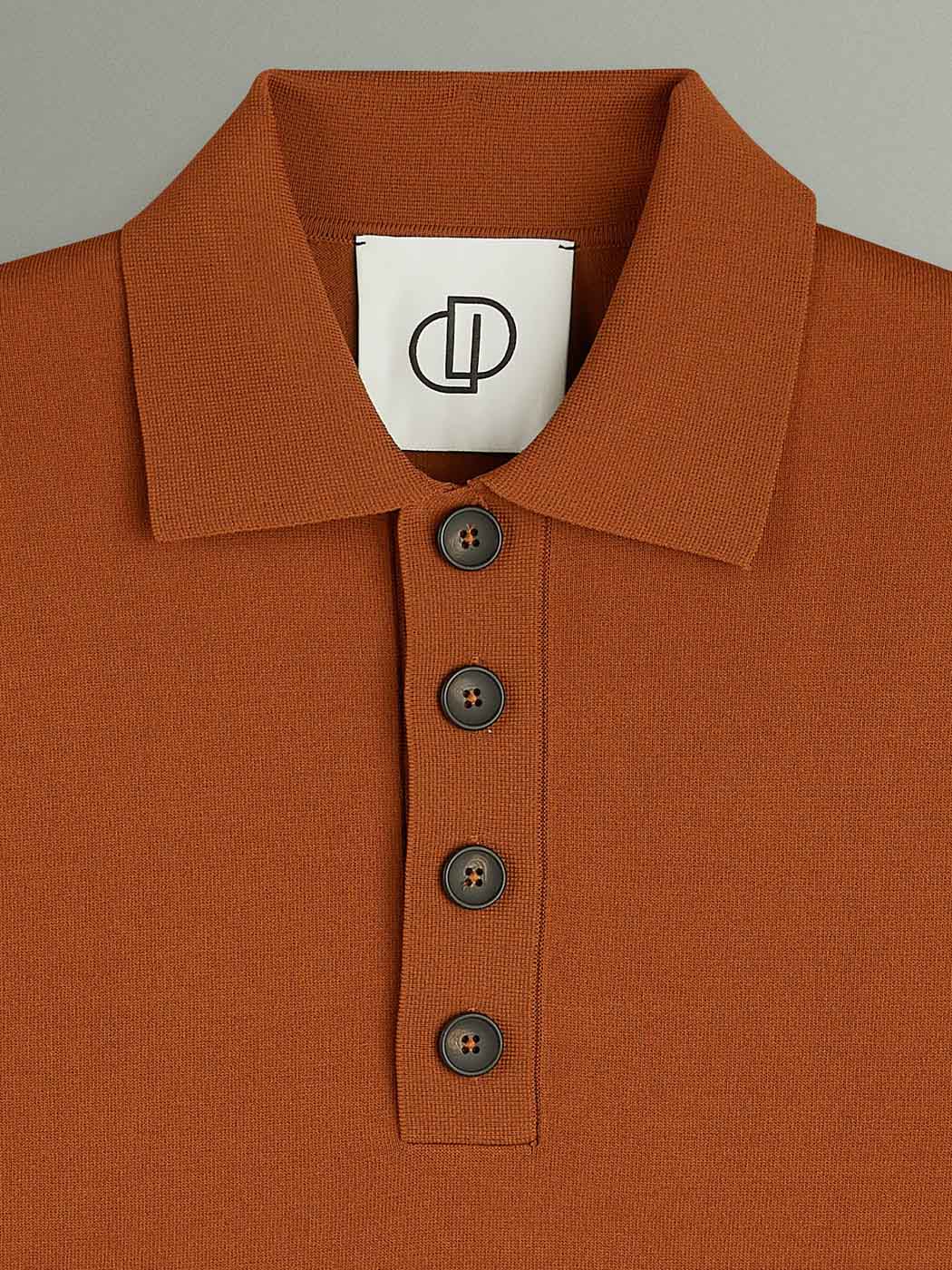 Polo col boutonné en maille jersey - DEVRED 1902