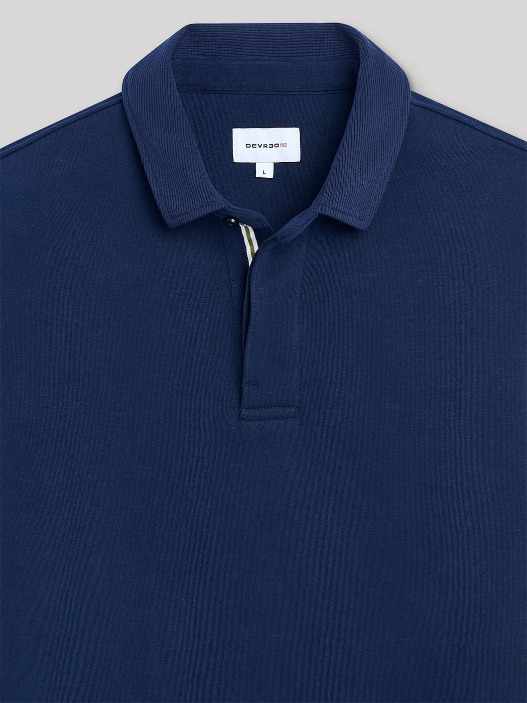 Polo manches longues en coton - DEVRED 1902