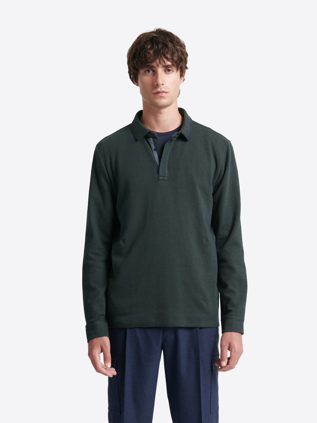 Polo manches longues 100% coton - DEVRED 1902