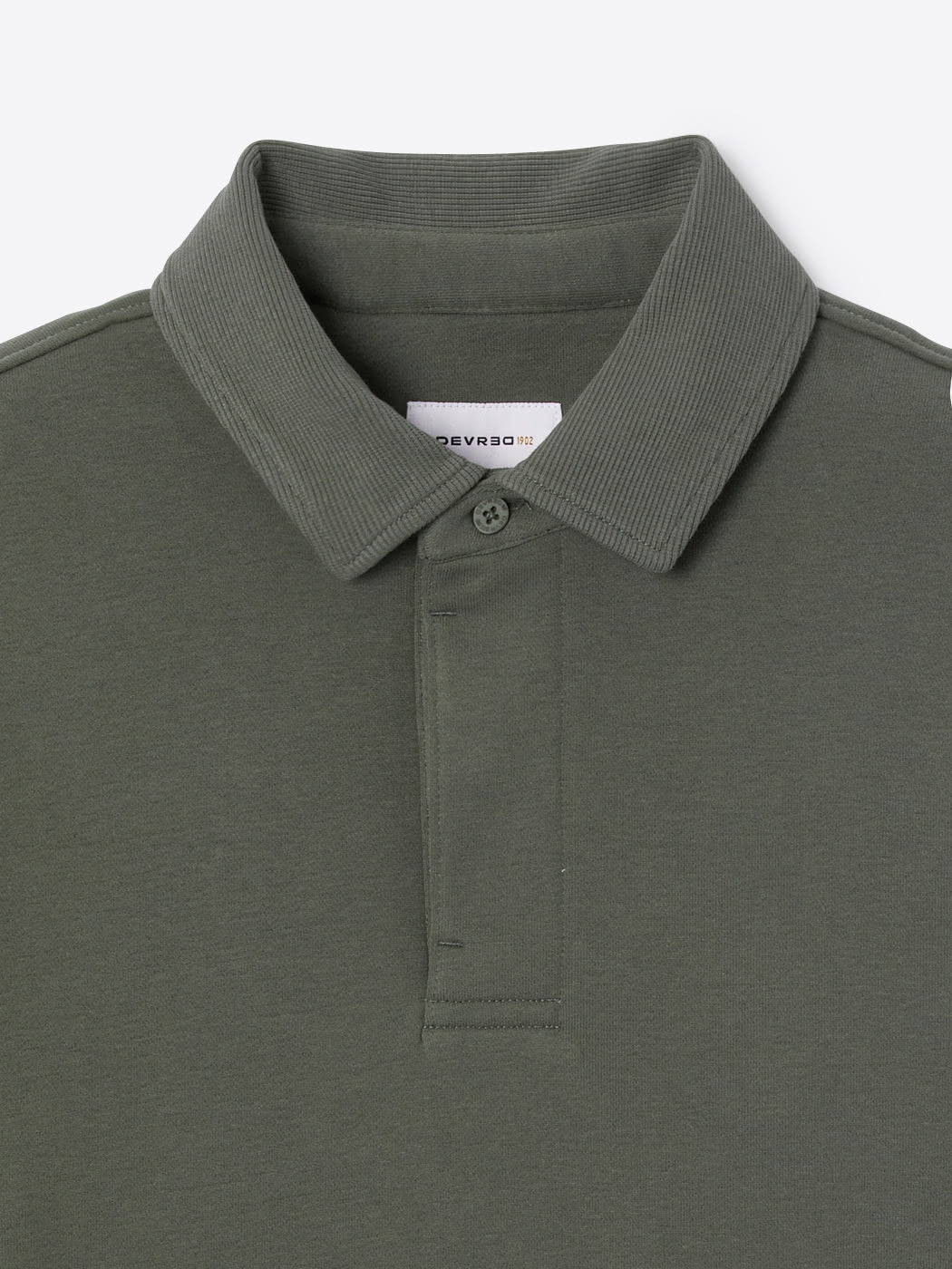 Polo manches longues en coton - DEVRED 1902