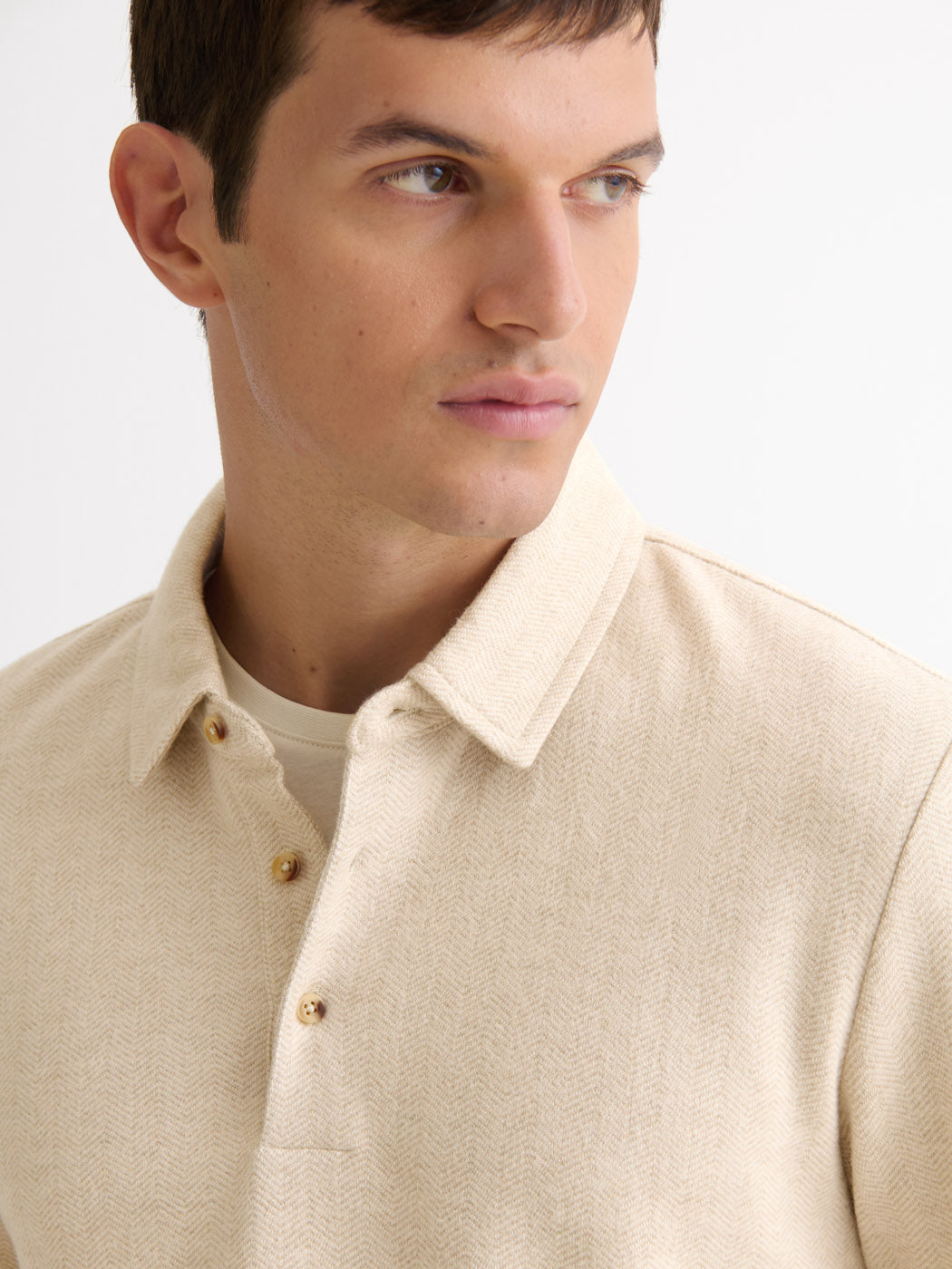 Polo boutonné en jacquard - DEVRED 1902