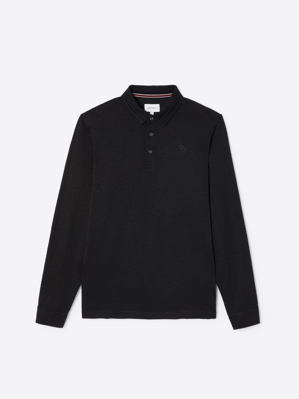 Polo manches longues en jacquard - DEVRED 1902