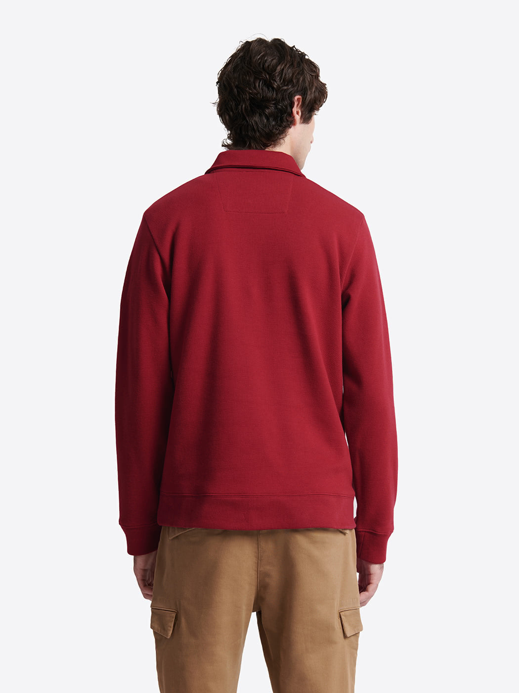 Polo manches longues regular col zippé - DEVRED 1902