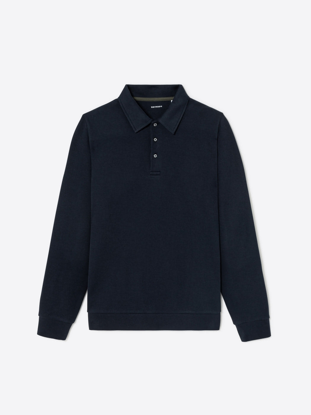 Polo manches longues en coton - DEVRED 1902