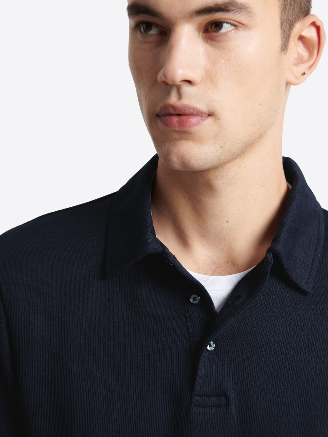 Polo manches longues en coton - DEVRED 1902