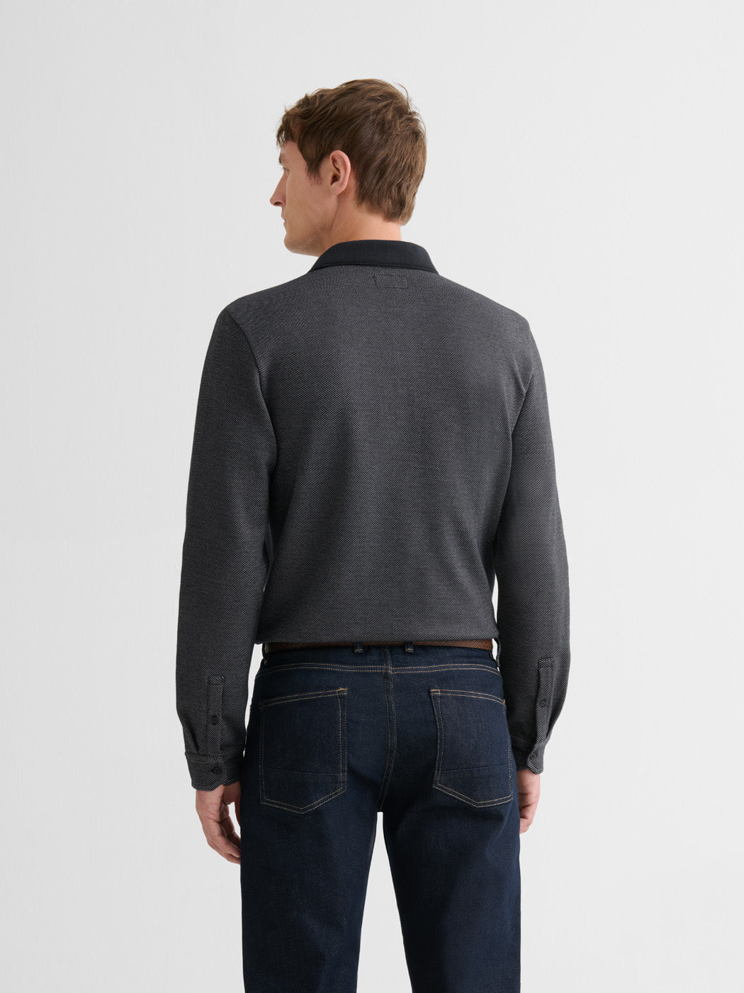 Polo manches longues col polo boutonné - DEVRED 1902