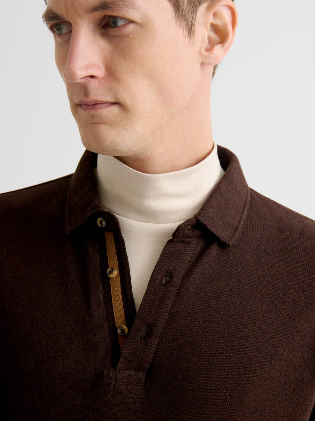 Polo boutonné gauffré - DEVRED 1902