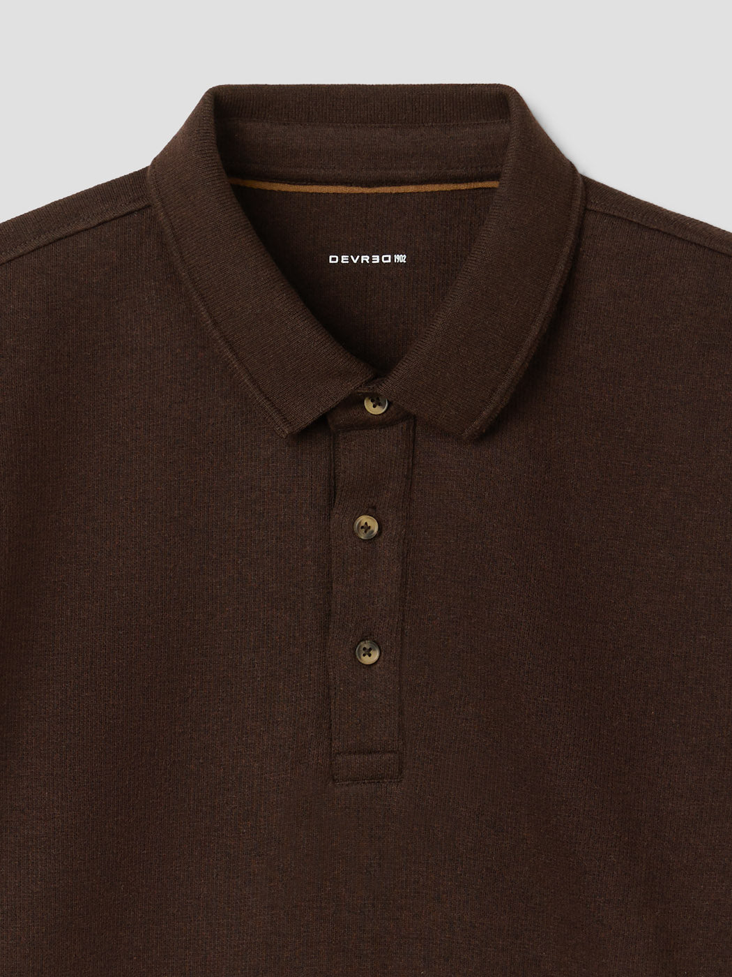 Polo boutonné gauffré - DEVRED 1902