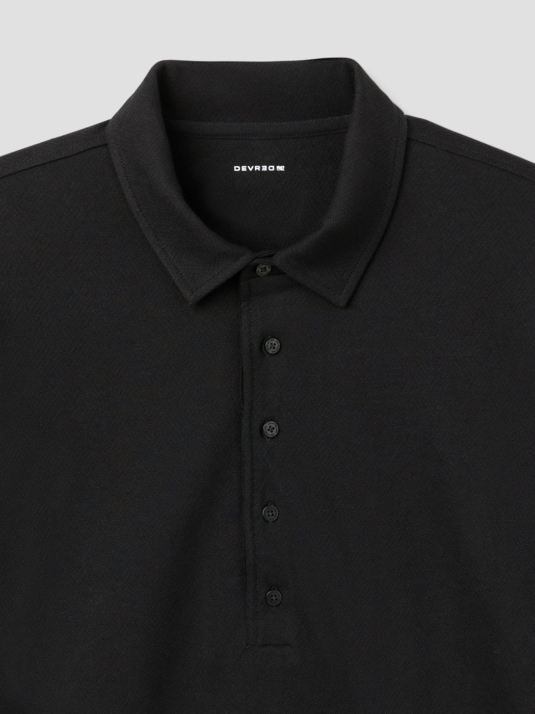 Polo boutonné en jacquard - DEVRED 1902