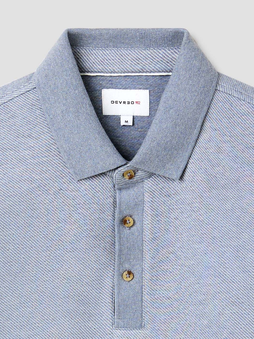 Polo boutonné chiné - DEVRED 1902