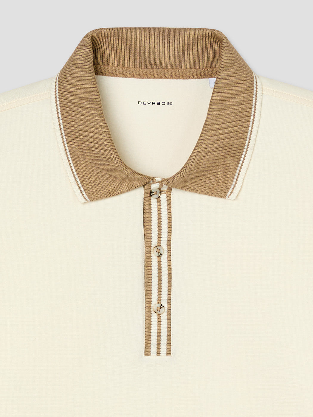 Polo manches longues col boutonné - DEVRED 1902