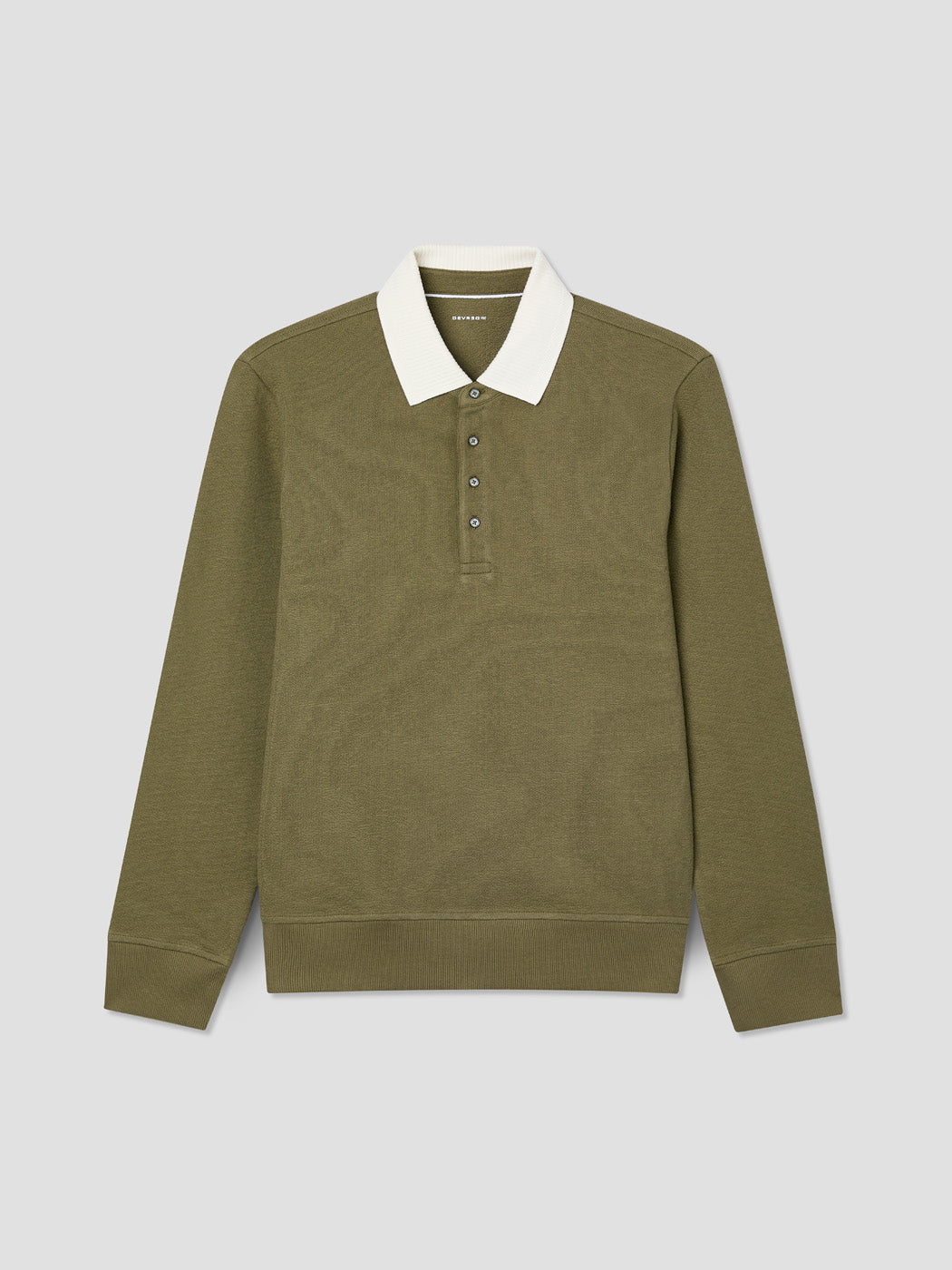 Polo manches longues col boutonné - DEVRED 1902