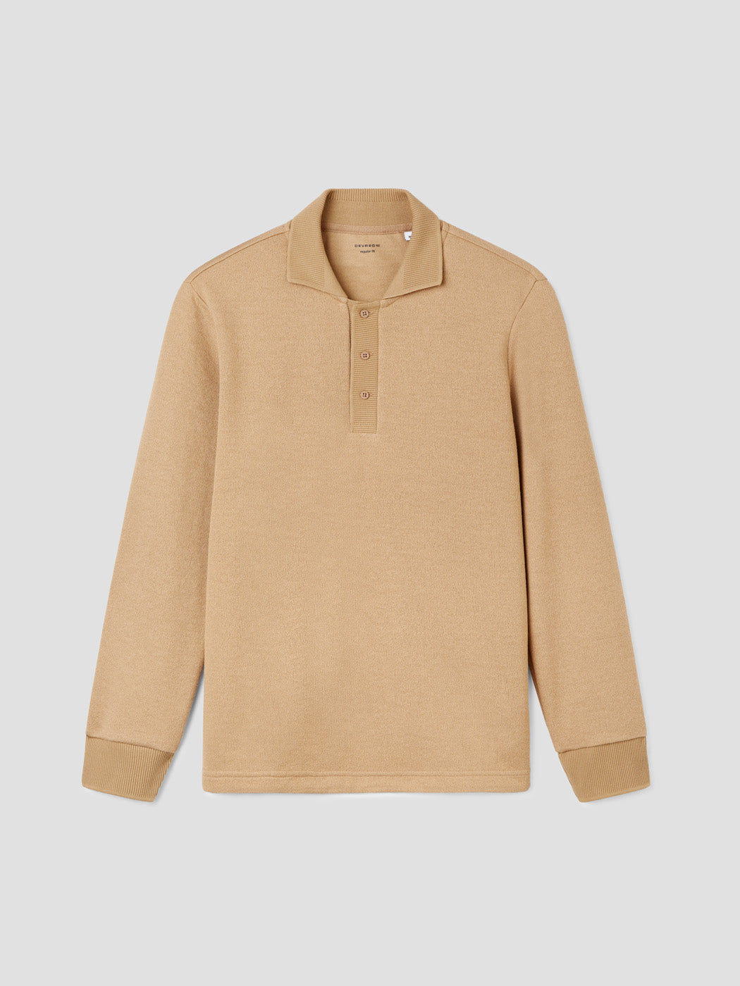 Polo manches longues col boutonné - DEVRED 1902