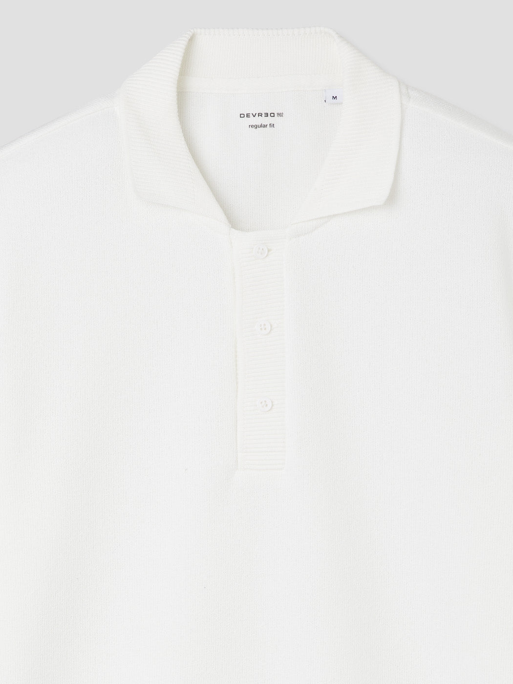 Polo manches longues col boutonné - DEVRED 1902