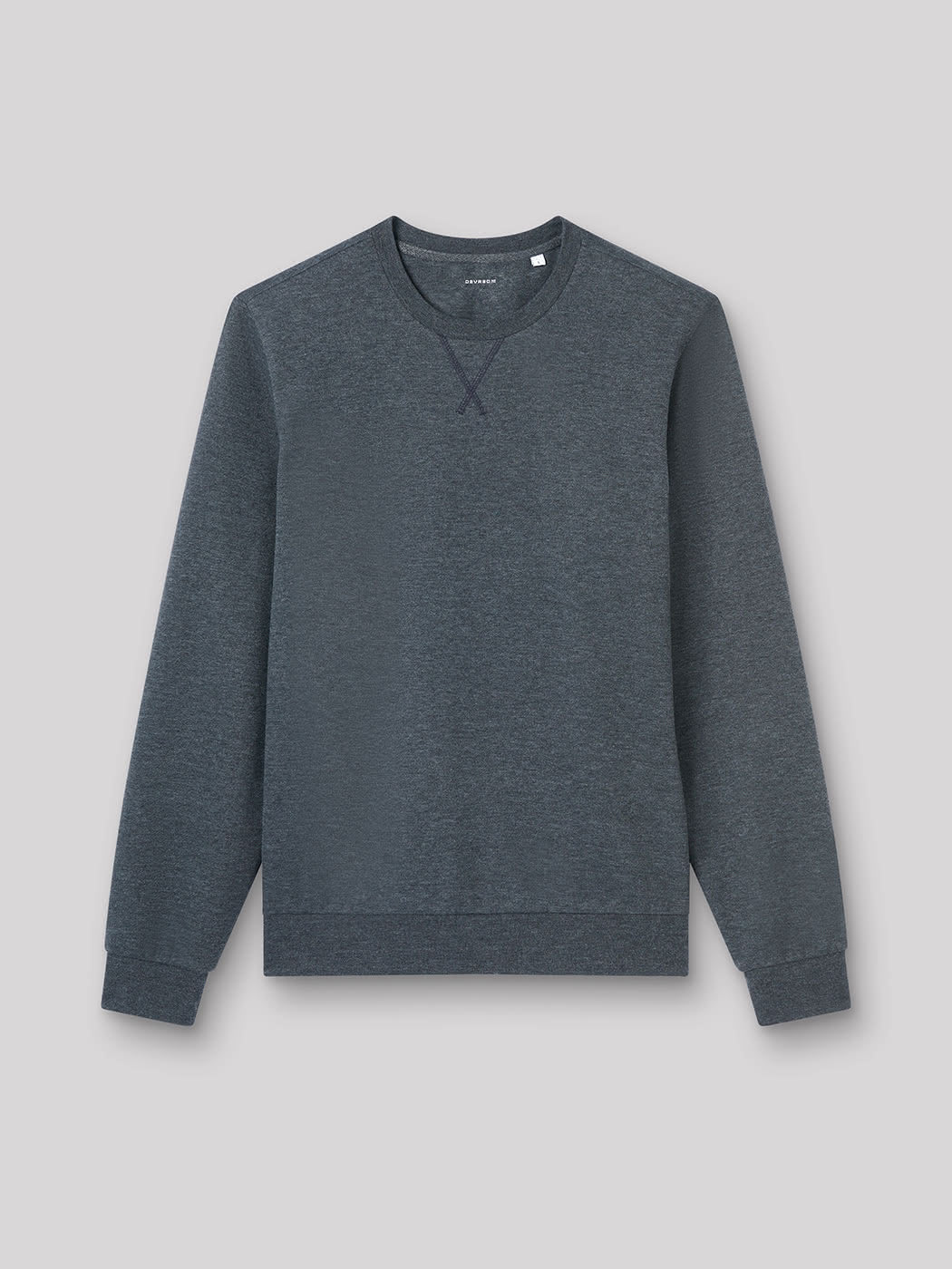 Sweat col rond molleton chiné - DEVRED 1902