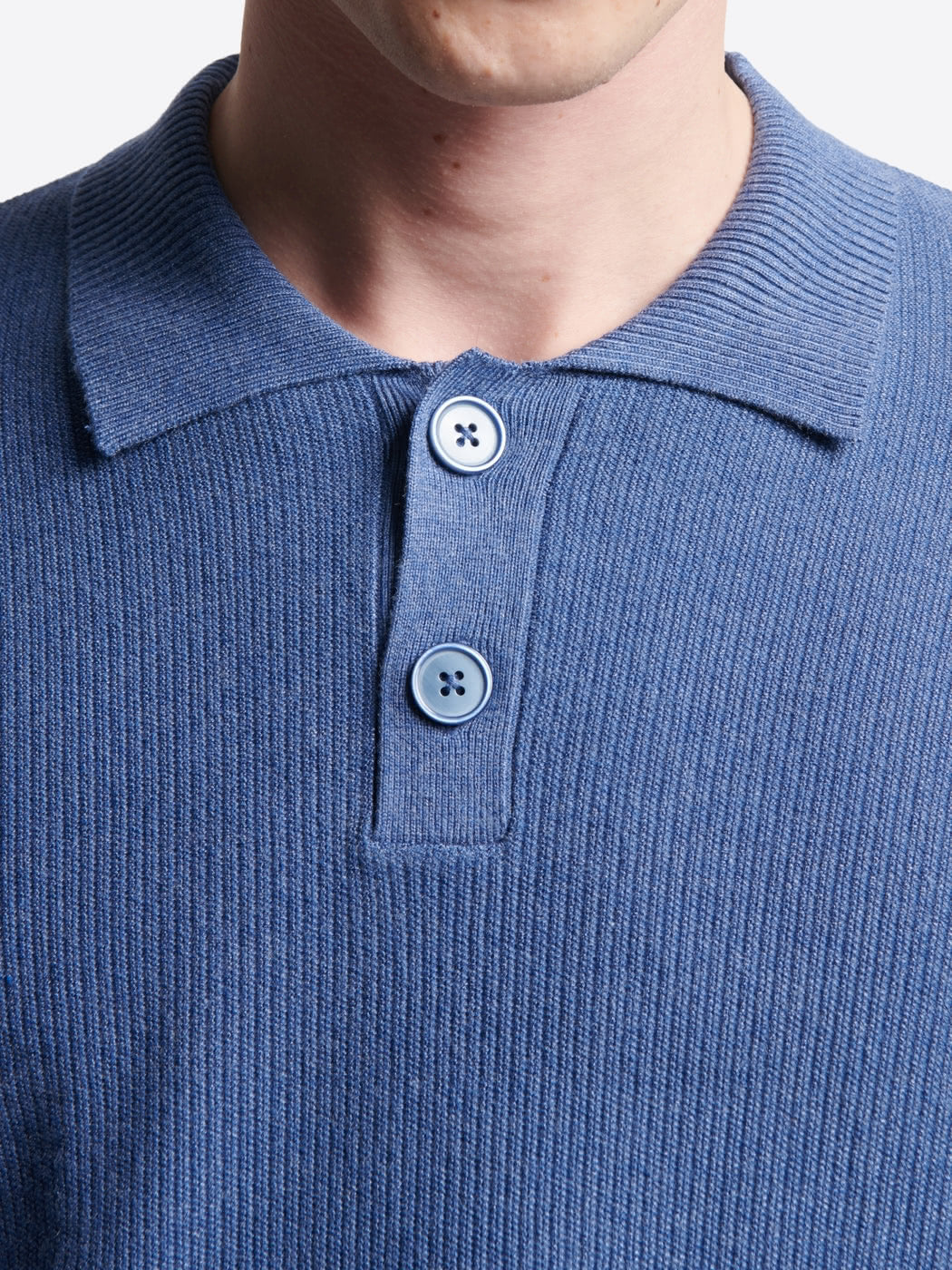 Pull polo col boutonné viscose certifiée - DEVRED 1902