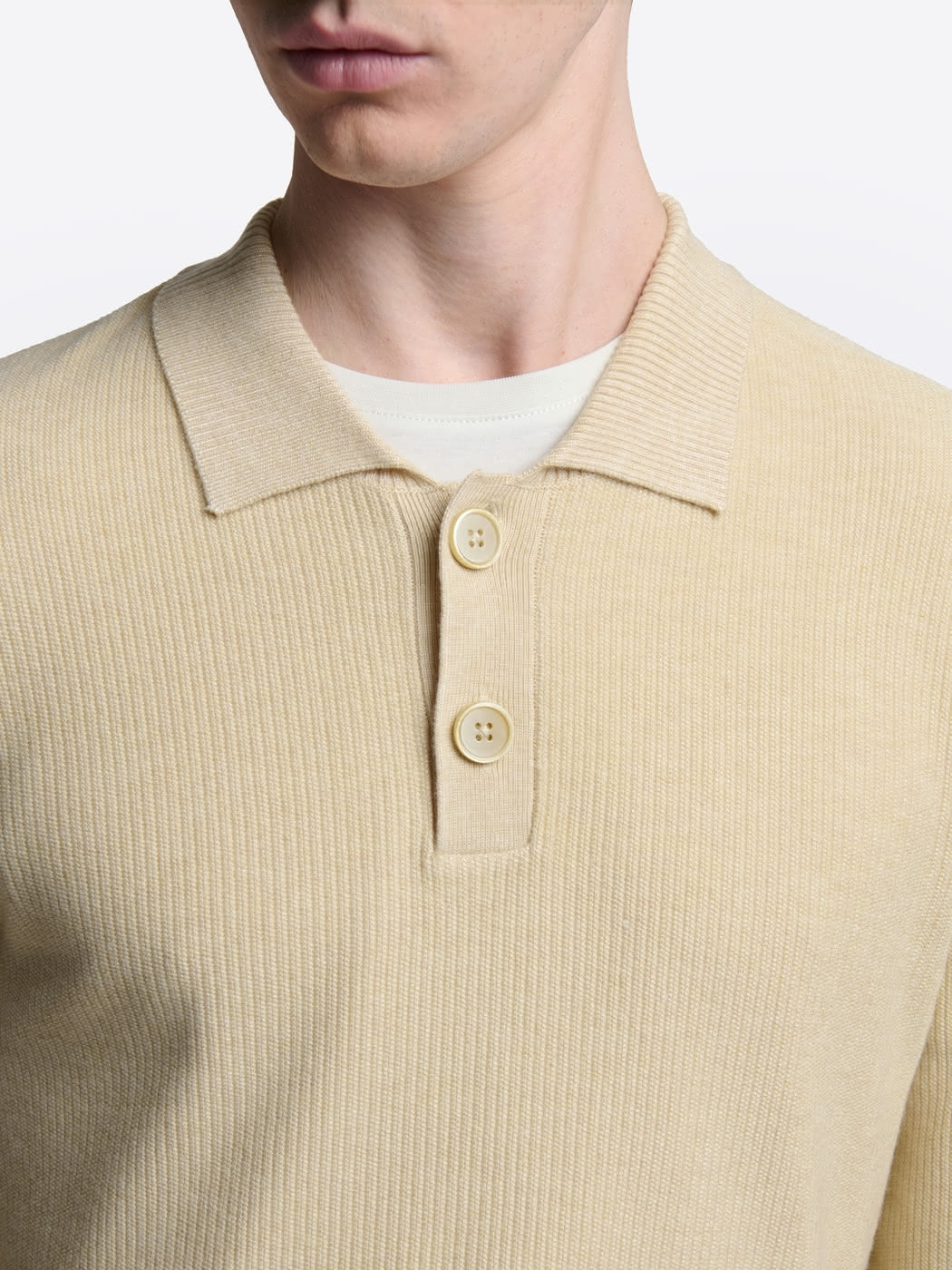 Pull polo col boutonné viscose certifiée - DEVRED 1902