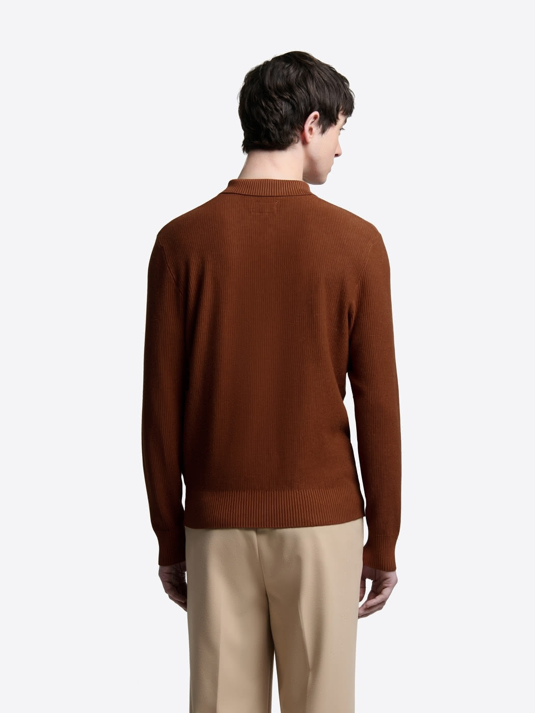 Pull polo col boutonné viscose certifiée - DEVRED 1902
