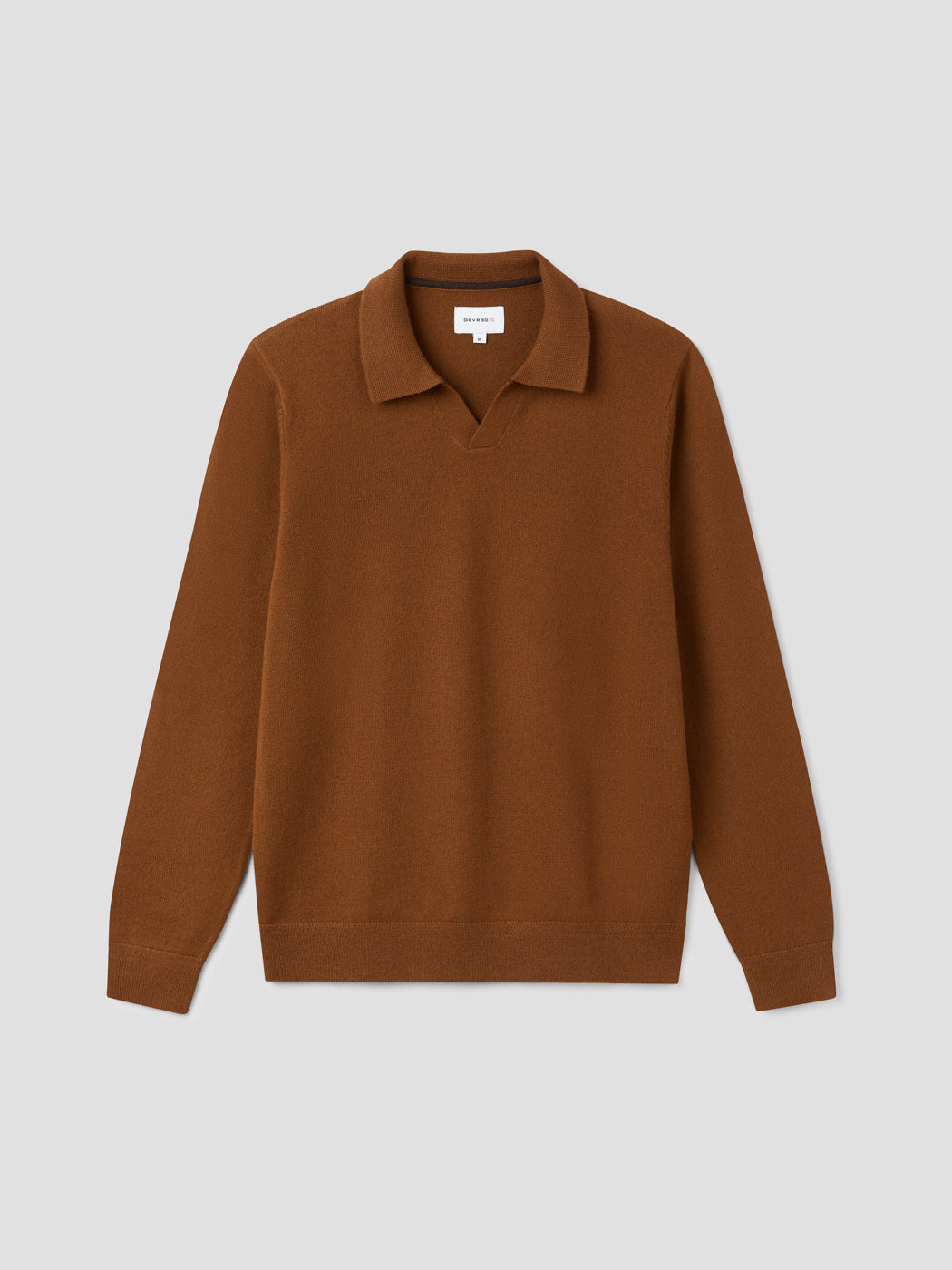 Pull col ouvert en laine et cachemire - DEVRED 1902