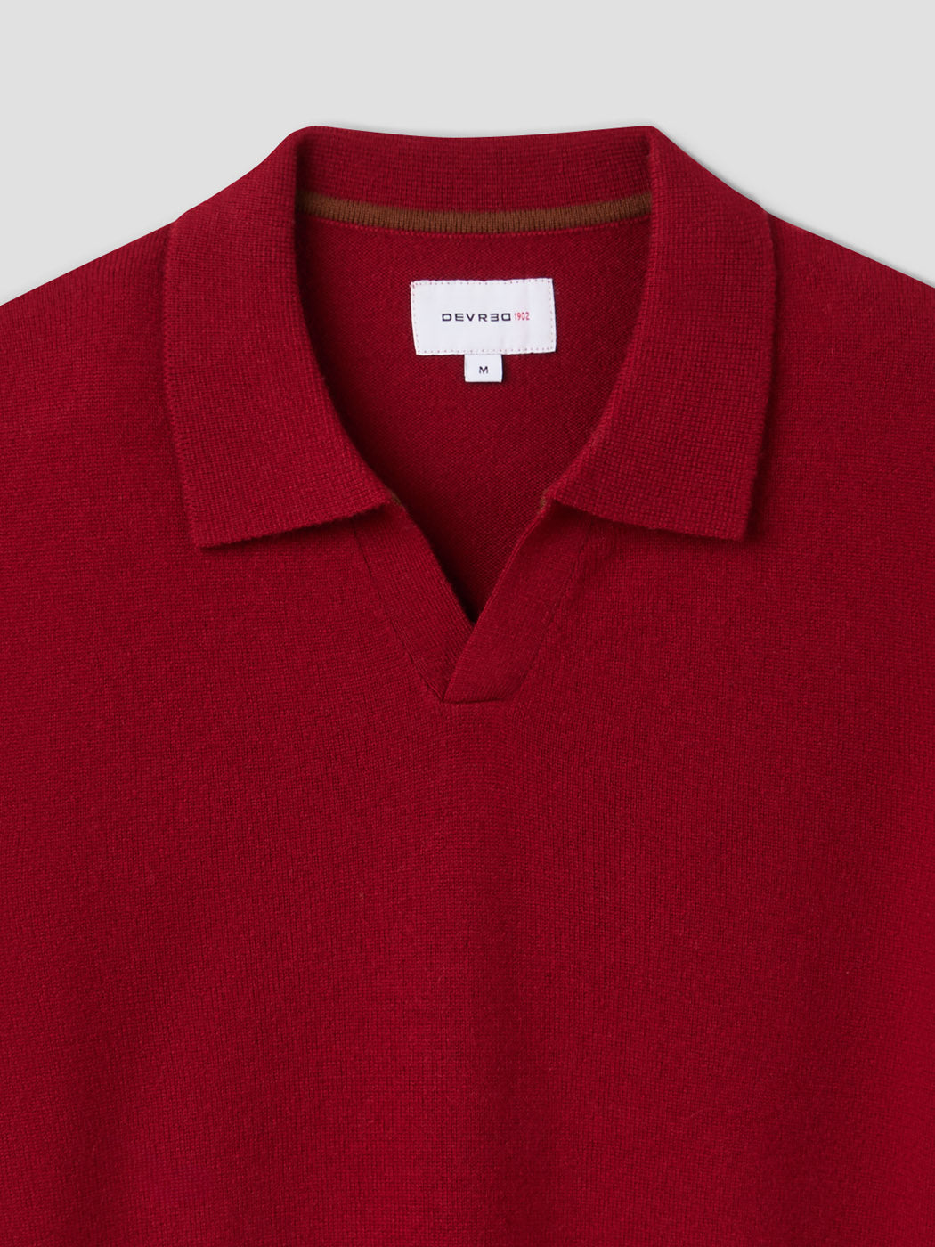 Pull col ouvert en laine et cachemire - DEVRED 1902