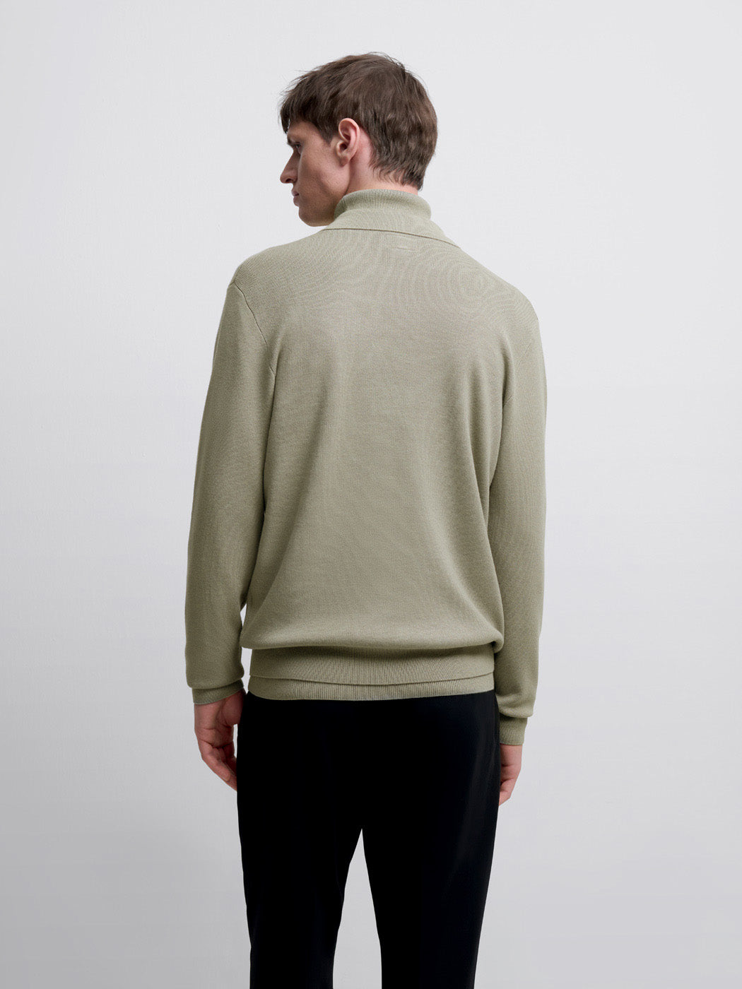 Pull col polo zippé en viscose certifiée - DEVRED 1902
