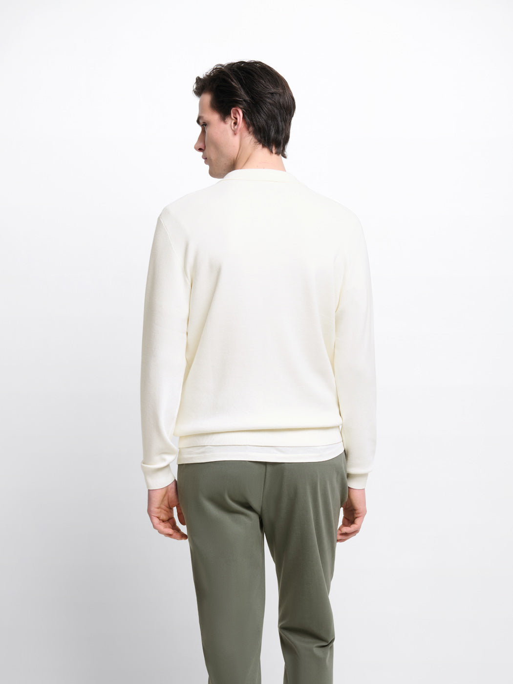 Pull col polo zippé en viscose certifiée - DEVRED 1902