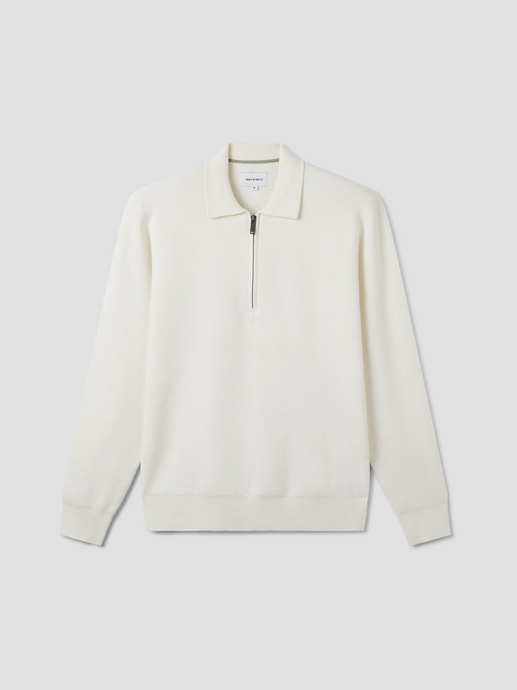 Pull col polo zippé en viscose certifiée - DEVRED 1902