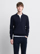 Pull col polo zippé en viscose certifiée - DEVRED 1902