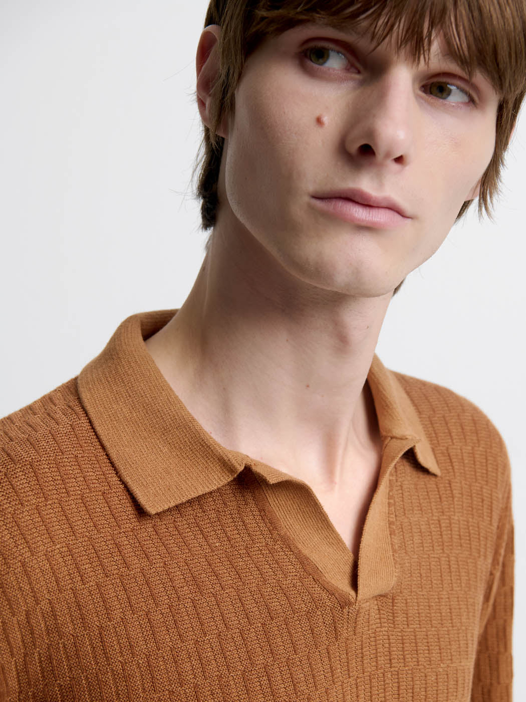 PULL COL POLO HOMME - DEVRED 1902