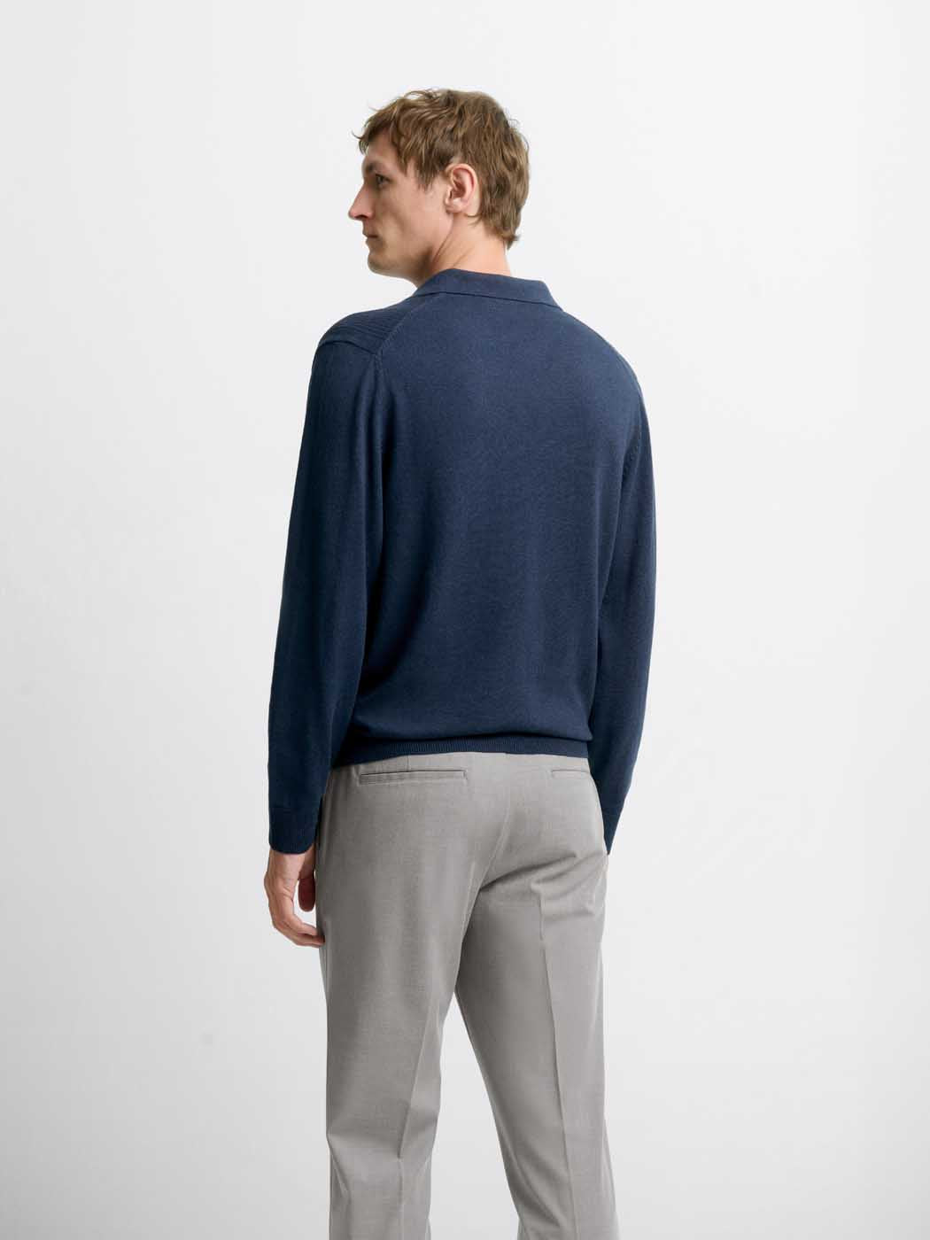 Polo maille col ouvert en jersey - DEVRED 1902