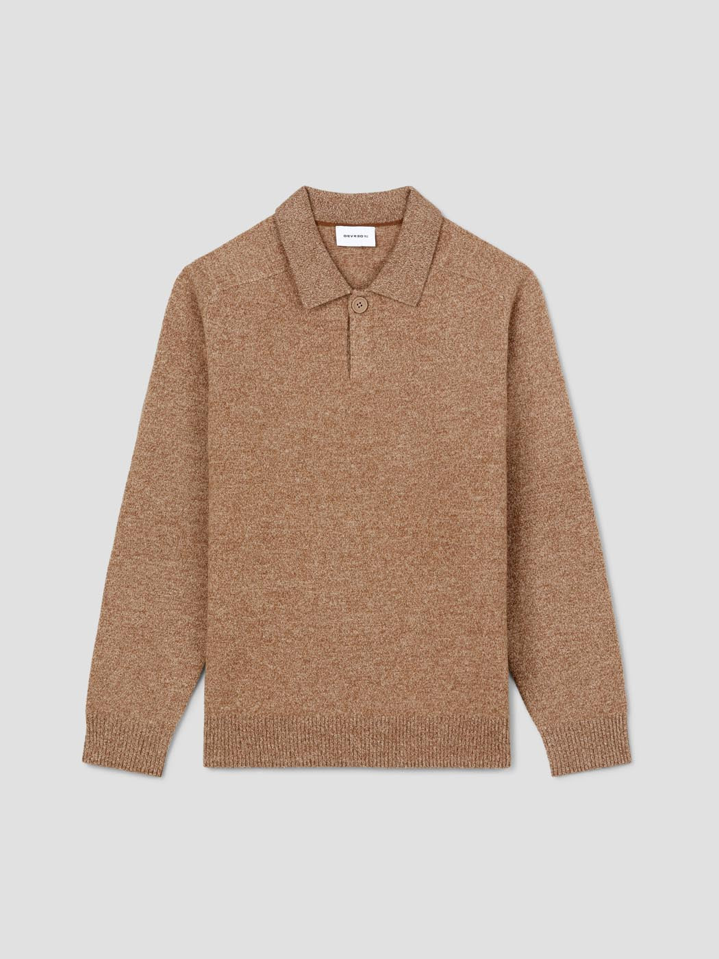 Pull boutonné en laine mérinos-cachemire - DEVRED 1902