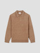 Pull boutonné en laine mérinos-cachemire - DEVRED 1902