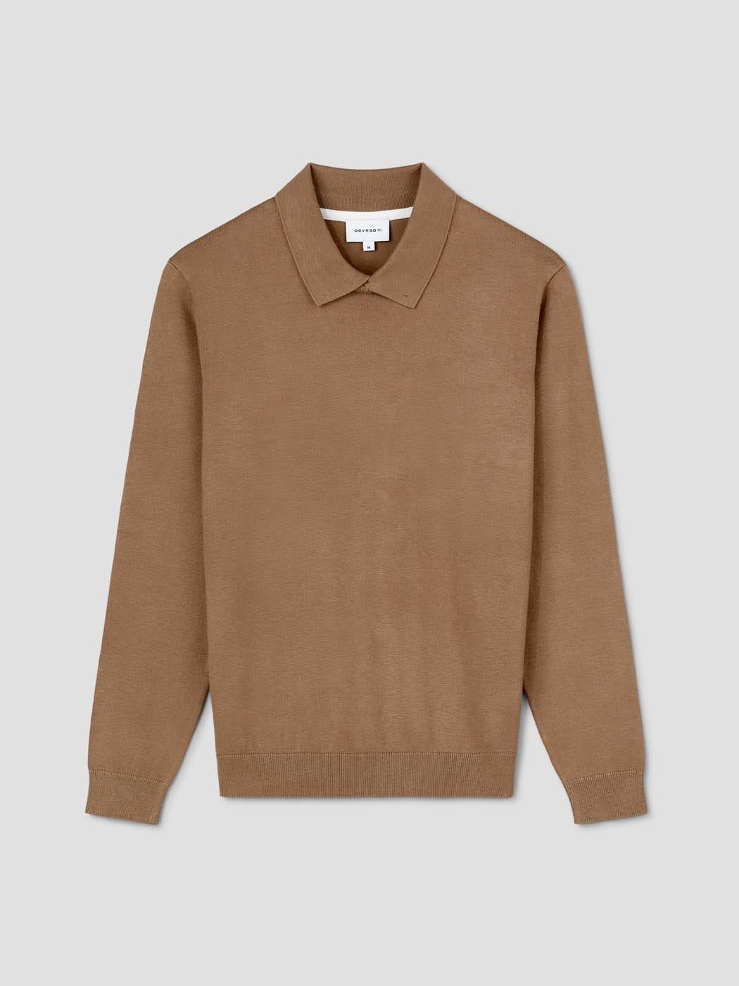 Pull col polo viscose certifiée mélangée - DEVRED 1902
