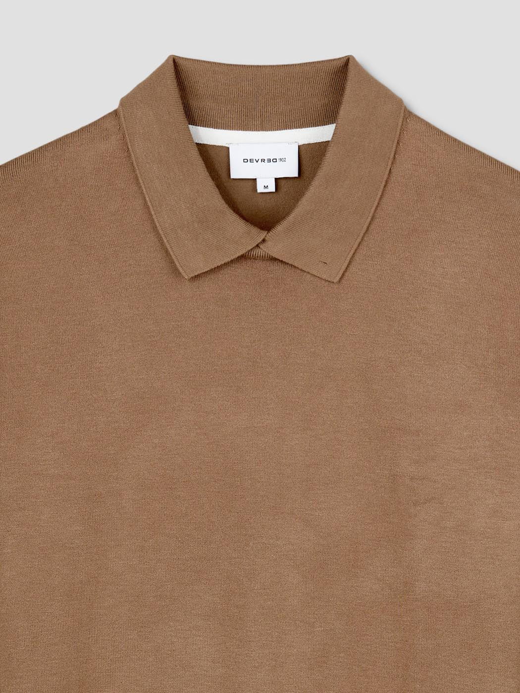 Pull col polo viscose certifiée mélangée - DEVRED 1902