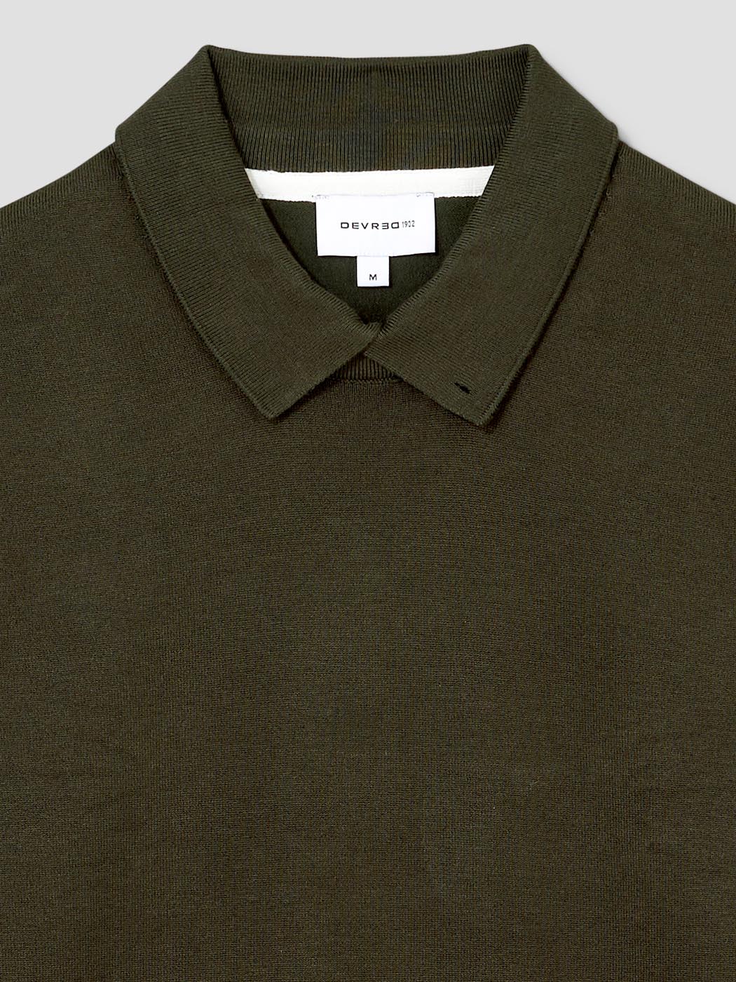 Pull col polo viscose certifiée mélangée - DEVRED 1902