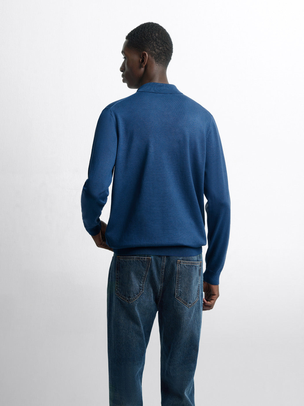 Pull col polo viscose certifiée mélangée - DEVRED 1902