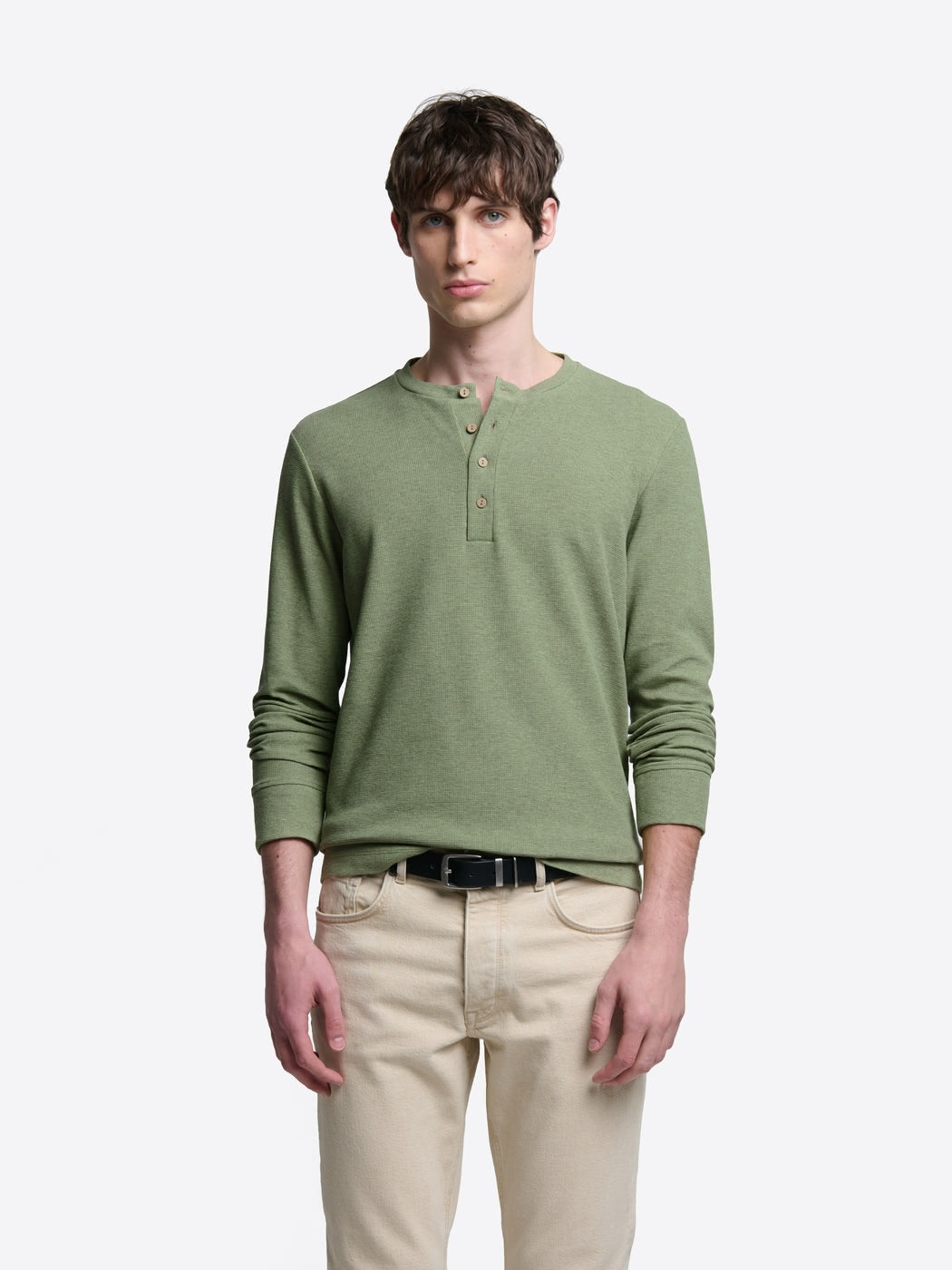 T-shirt col rond en coton chiné - DEVRED 1902