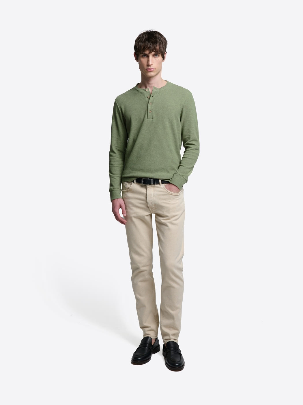T-shirt col rond en coton chiné - DEVRED 1902