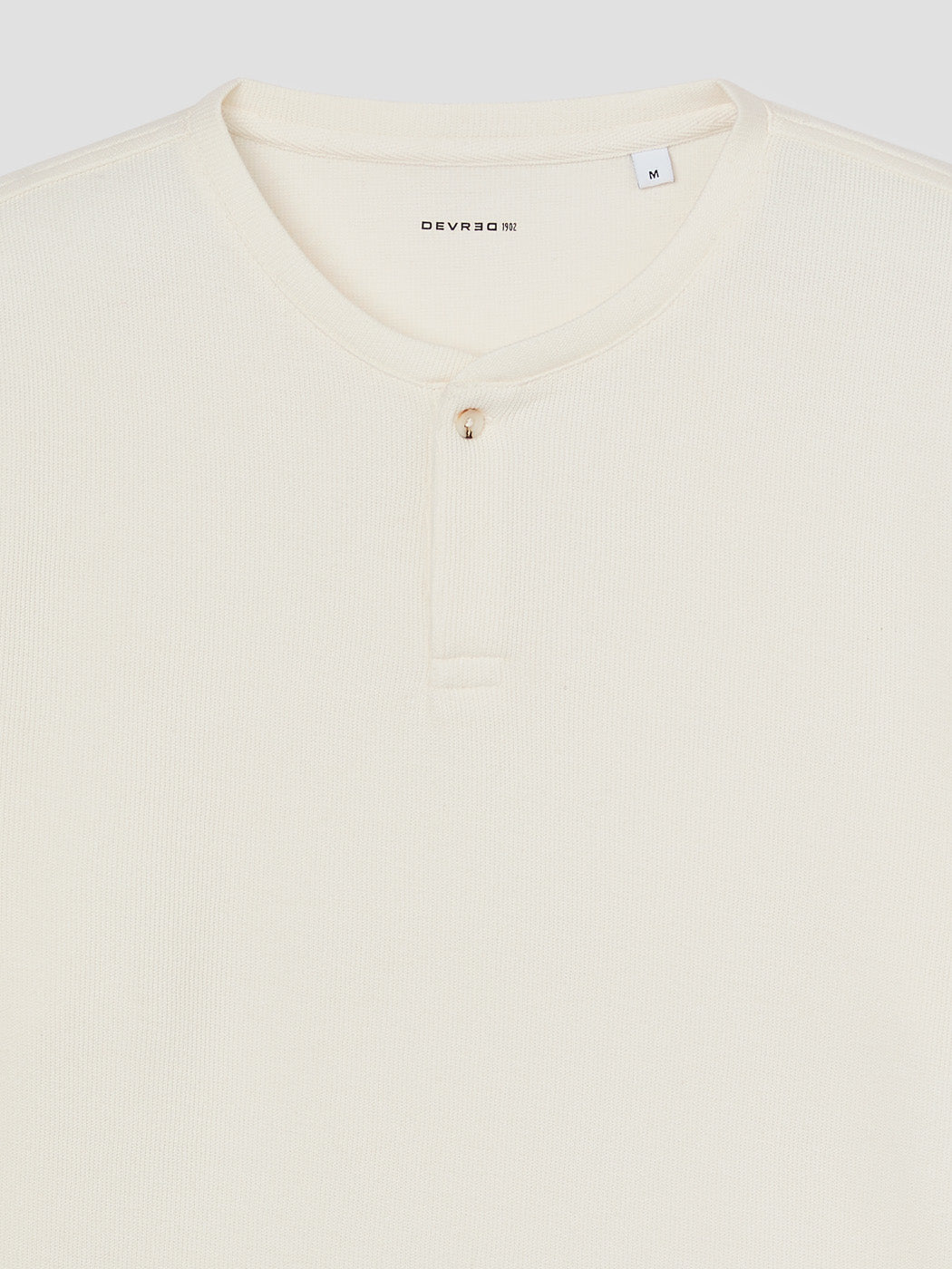 T-shirt manches longues col tunisien - DEVRED 1902