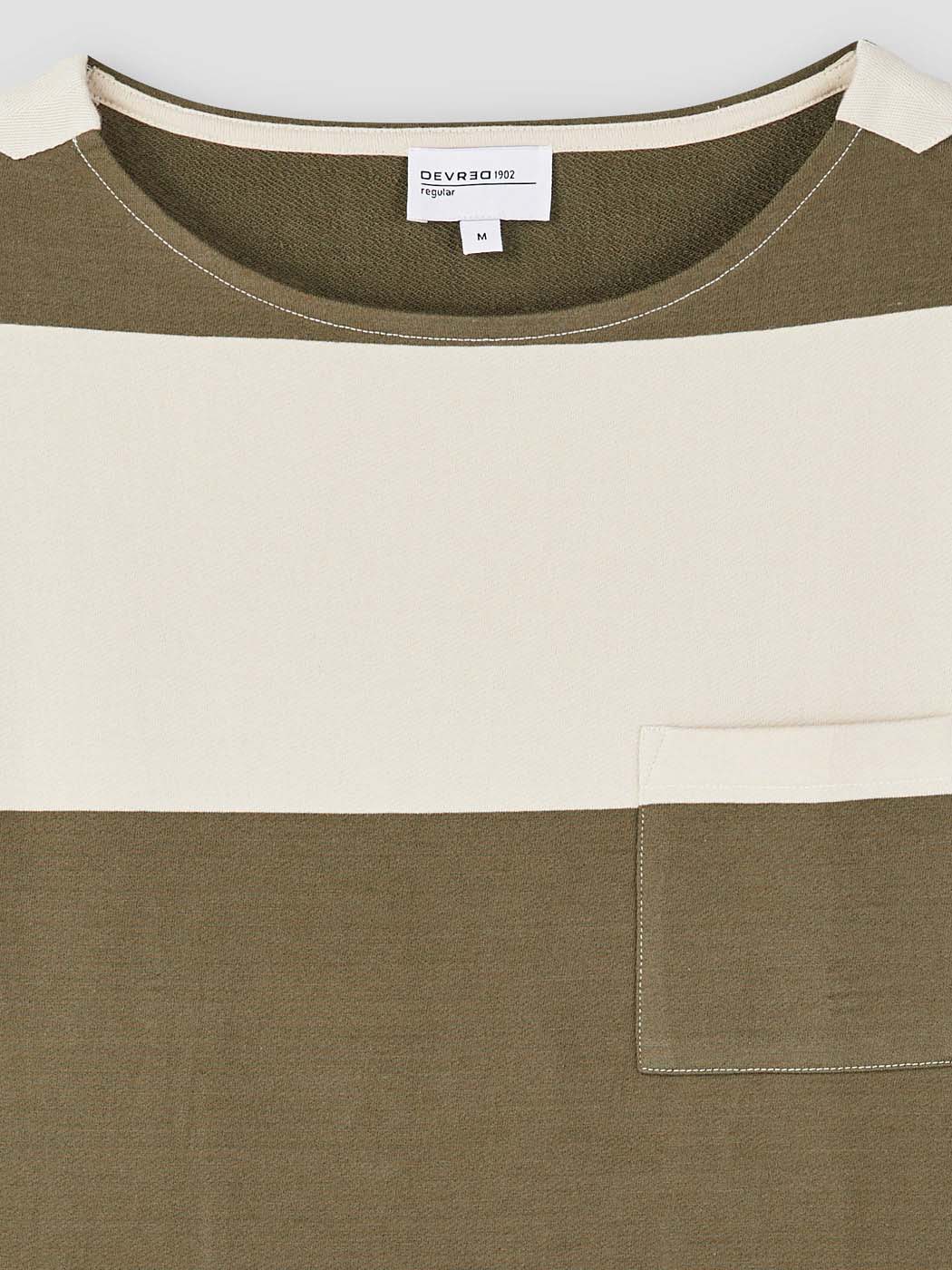 T-shirt manches longues rayé - DEVRED 1902