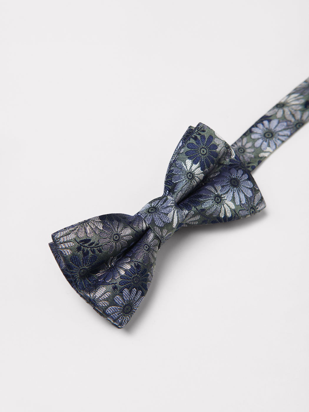 Nœud papillon 100% soie fleuri - DEVRED 1902