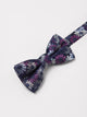 Nœud papillon 100% soie fleuri - DEVRED 1902