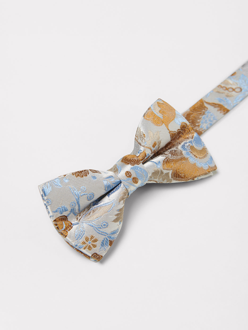 Nœud papillon 100% soie fleuri - DEVRED 1902