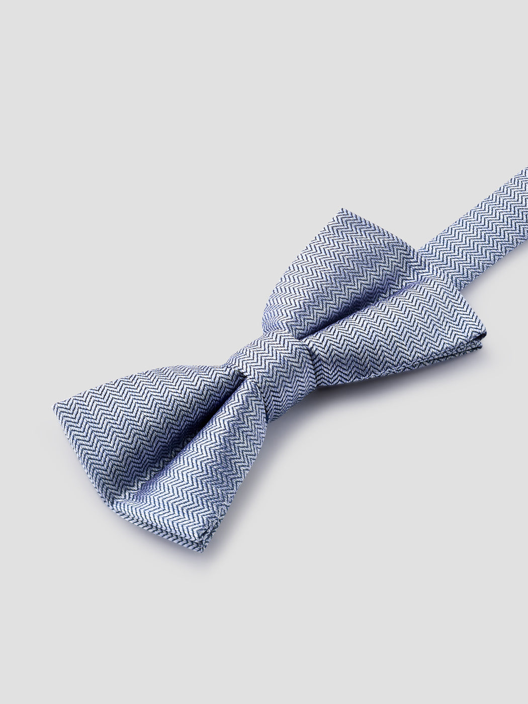 Nœud papillon en soie mélangée chevron - DEVRED 1902