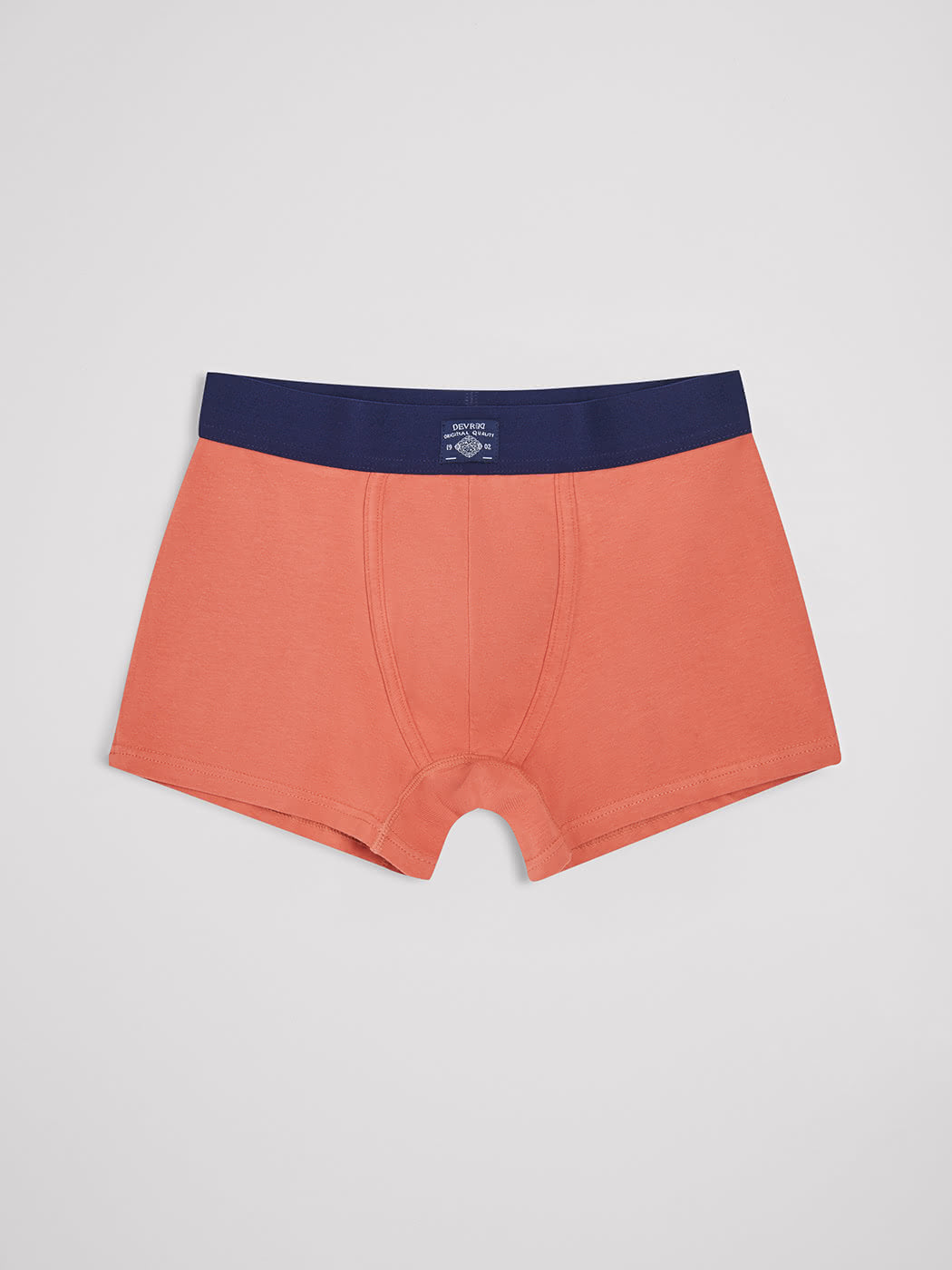 Boxer shorty uni en coton - DEVRED 1902