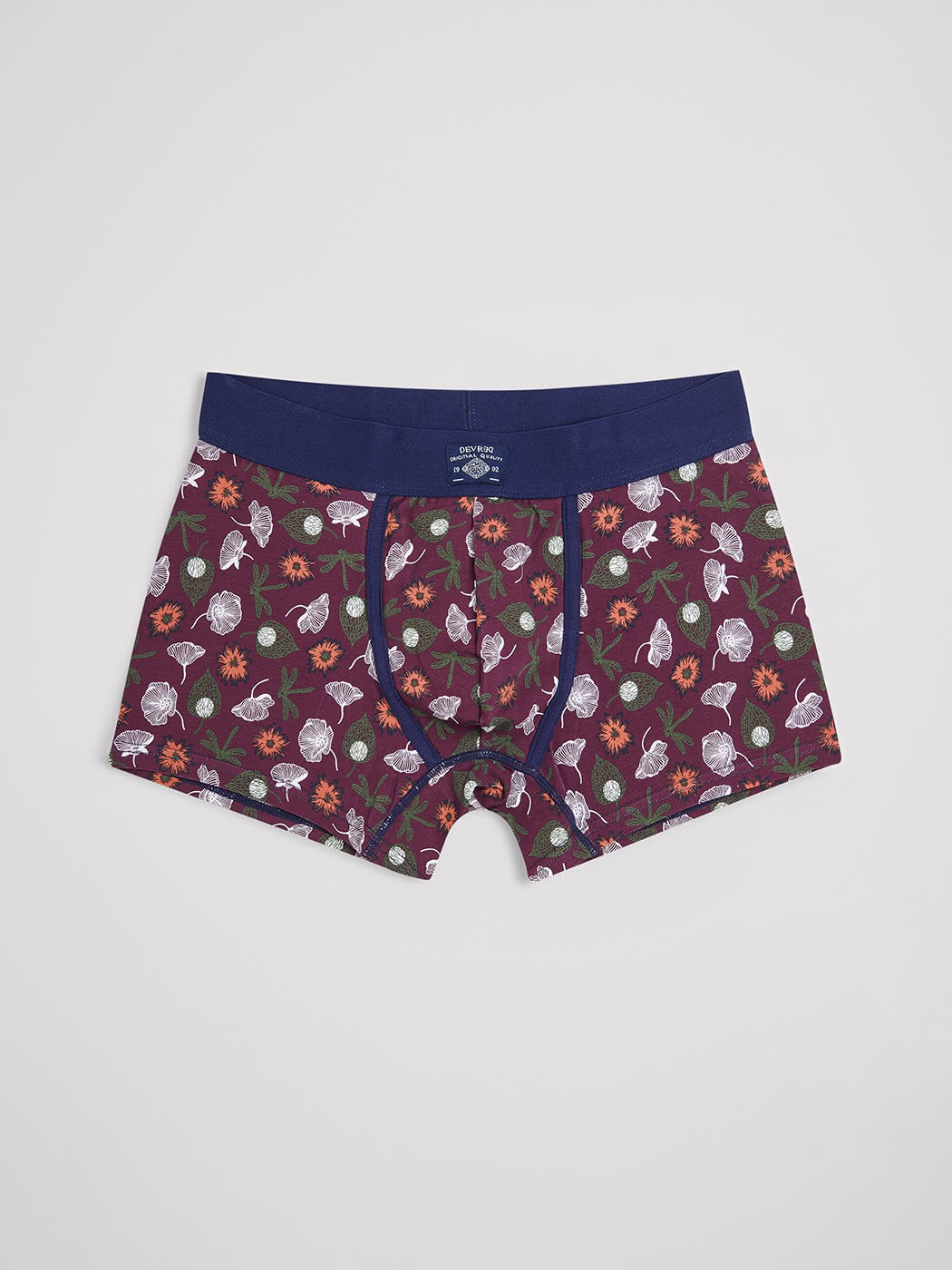 Boxer shorty fleuri en coton - DEVRED 1902