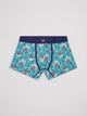 Boxer stretch en coton bio fleuri - DEVRED 1902